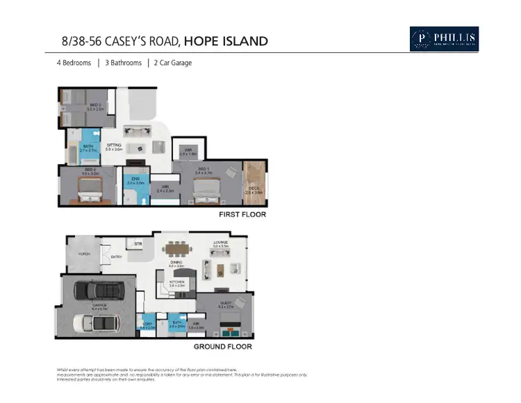 Floorplan of Homely townhouse listing, 8/38 Caseys Road, Hope Island QLD 4212