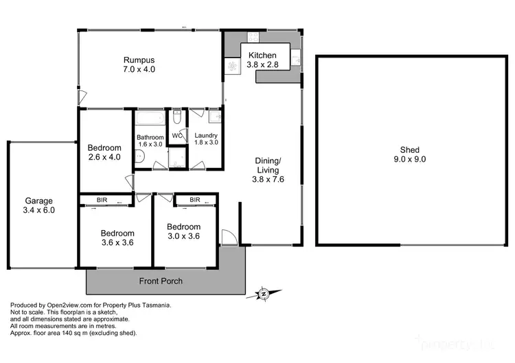 Floorplan of Homely house listing, 23 Thomas Street, Ulverstone TAS 7315
