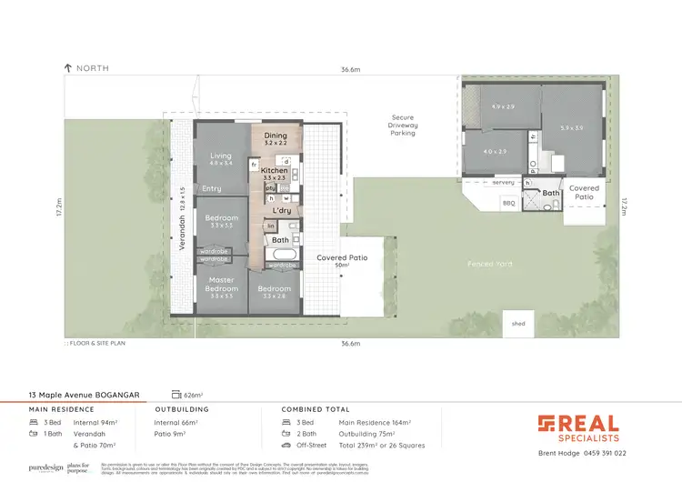 Floorplan of Homely house listing, 13 Maple Avenue, Bogangar NSW 2488