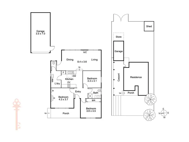 Floorplan of Homely house listing, 24 Sutherland Street, Hadfield VIC 3046