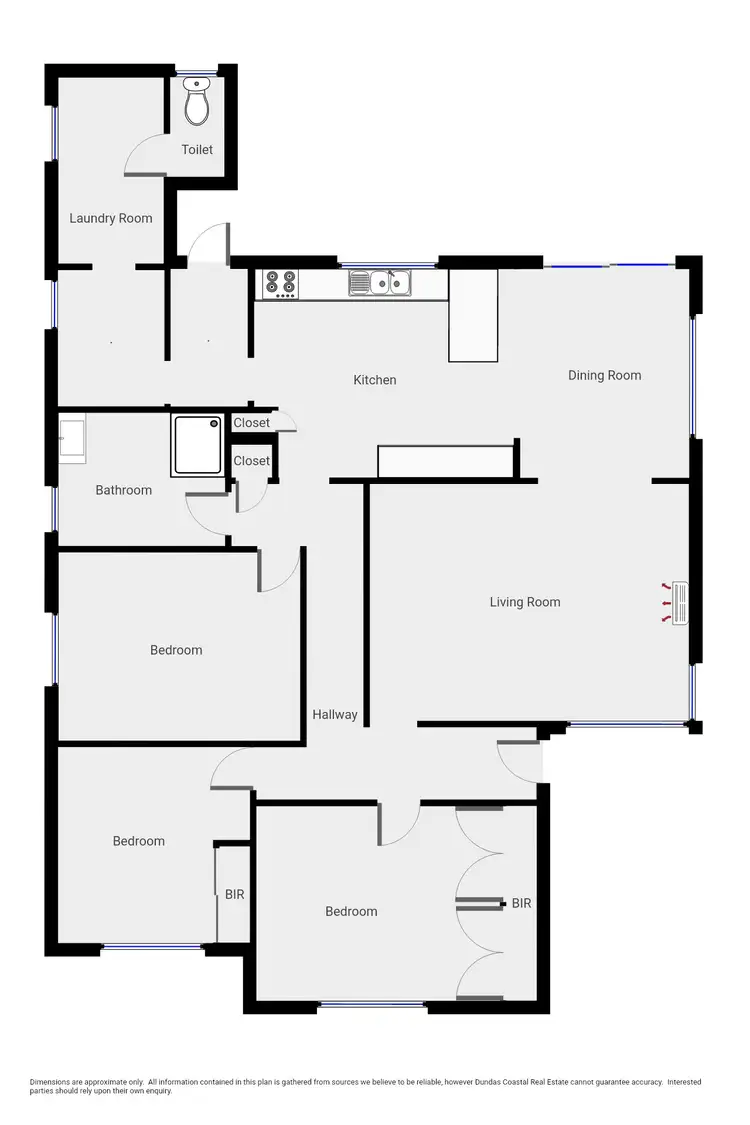 Floorplan of Homely house listing, 61 Edgar Street, Portland VIC 3305