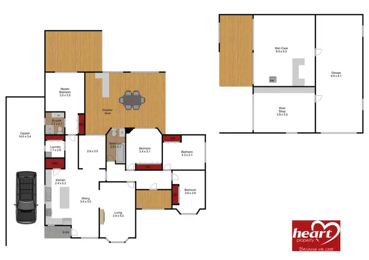 Floorplan of Homely rural property listing, 141 Hagans Road, Airly VIC 3851