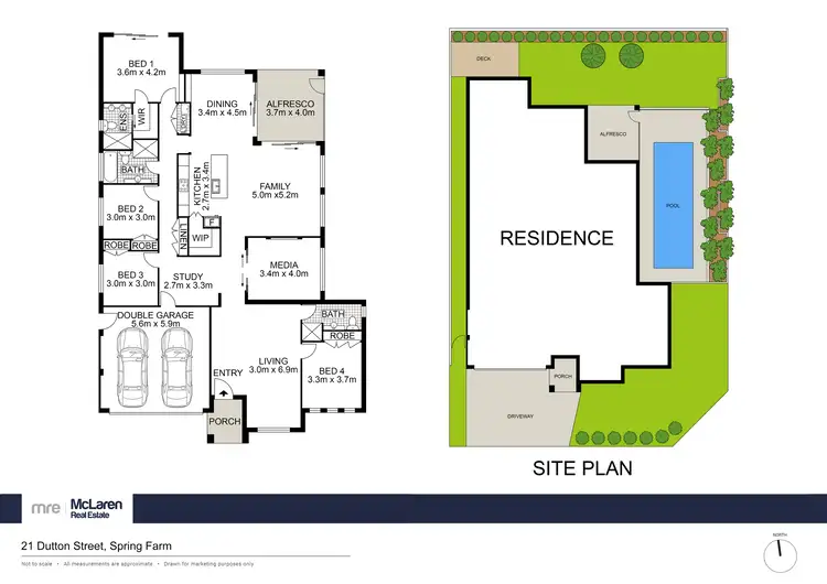 Floorplan of Homely house listing, 21 Dutton Street, Spring Farm NSW 2570