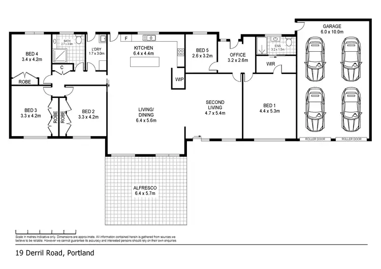 Floorplan of Homely house listing, 19 Derril Road, Portland VIC 3305