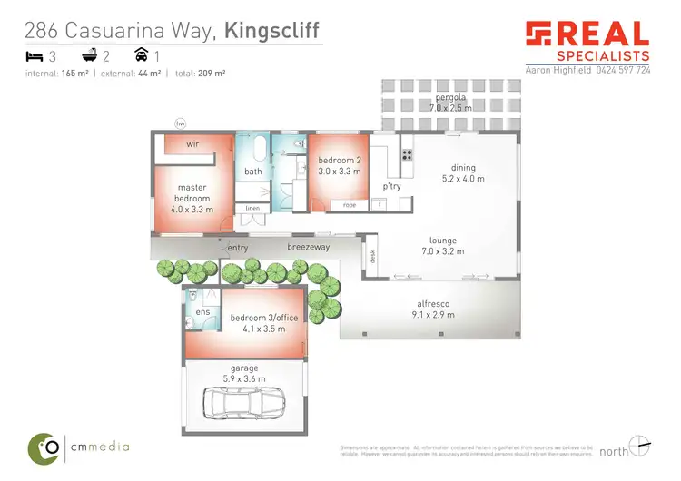 Floorplan of Homely house listing, 286 Casuarina Way, Kingscliff NSW 2487