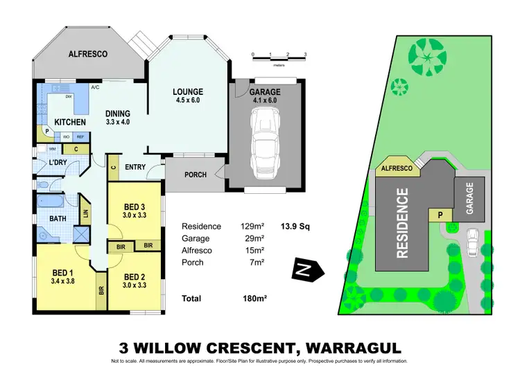Floorplan of Homely house listing, 3 Willow Crescent, Warragul VIC 3820
