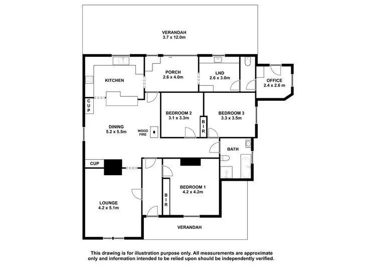 Floorplan of Homely house listing, 209 Glencoe West Road, Glencoe SA 5291