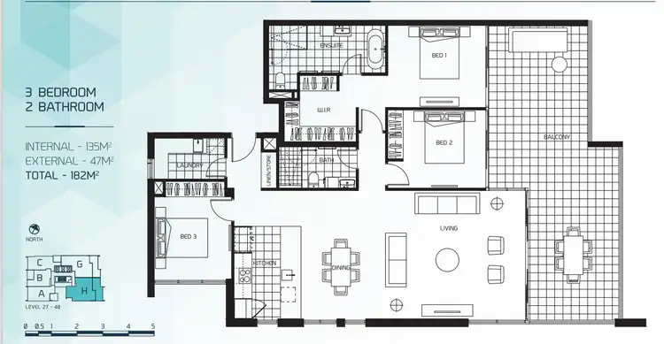 Floorplan of Homely apartment listing, Address available on request