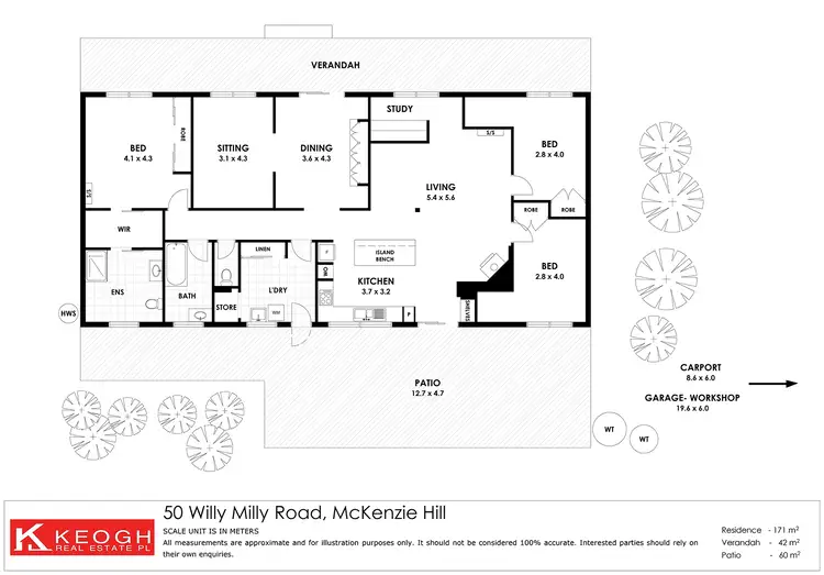 Floorplan of Homely house listing, 50 Willy Milly Road, Mckenzie Hill VIC 3451
