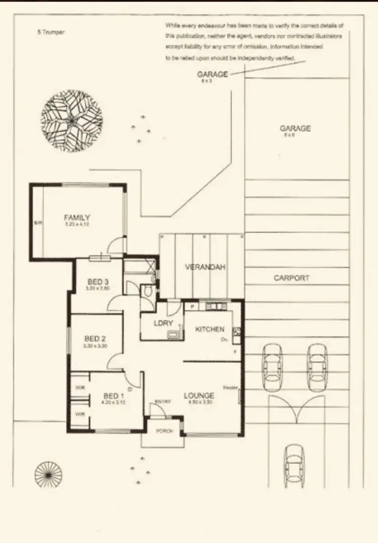 Floorplan of Homely house listing, 5 Trumper Avenue, Parafield Gardens SA 5107