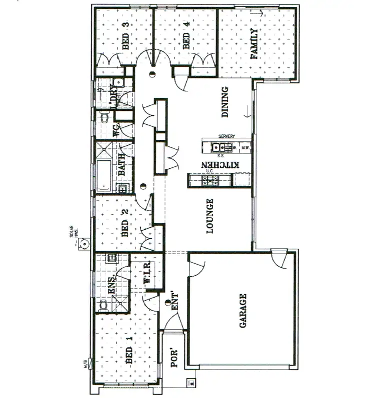 Floorplan of Homely house listing, 84 Heybridge Street, Clyde VIC 3978