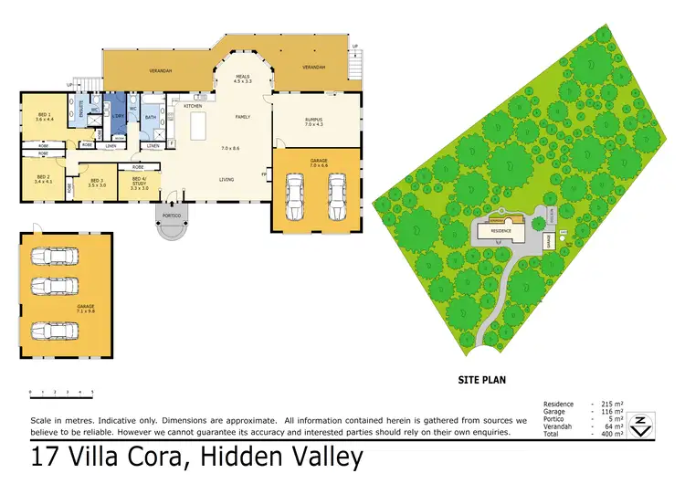 Floorplan of Homely house listing, 17 Villa Cora, Hidden Valley VIC 3756