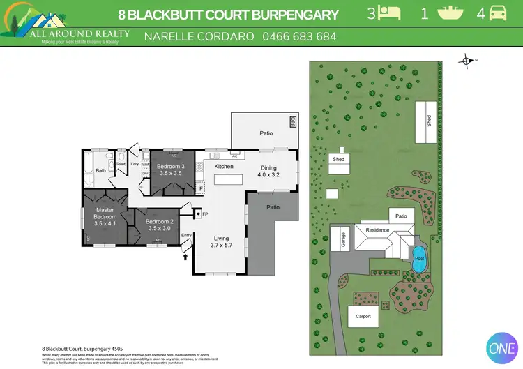 Floorplan of Homely house listing, 8-10 Blackbutt Court, Burpengary QLD 4505
