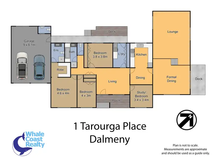 Floorplan of Homely house listing, 1 Tarourga Place, Dalmeny NSW 2546