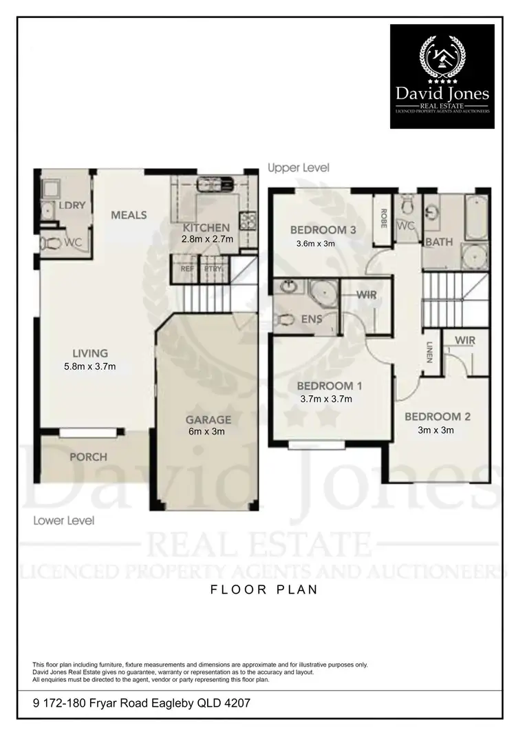 Floorplan of Homely townhouse listing, 9/172-180 FRYAR ROAD, Eagleby QLD 4207