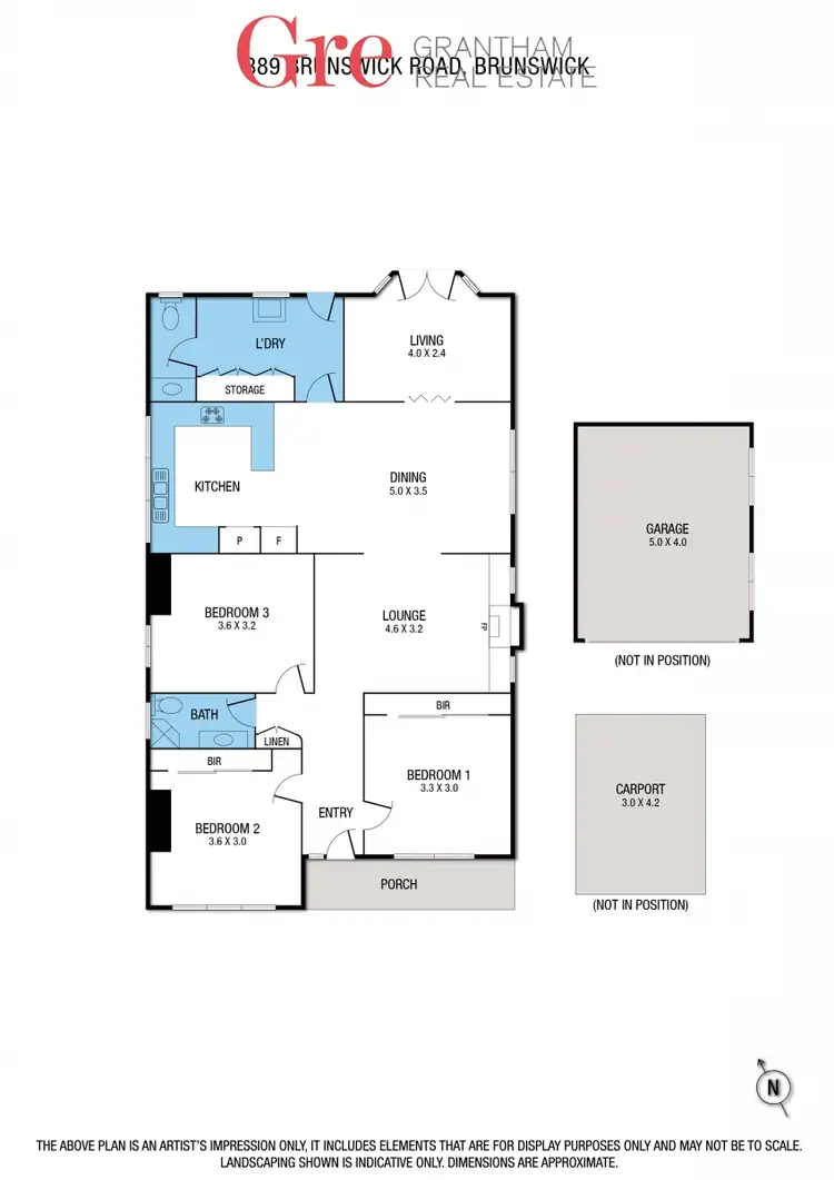 Floorplan of Homely house listing, 389 Brunswick Road, Brunswick VIC 3056