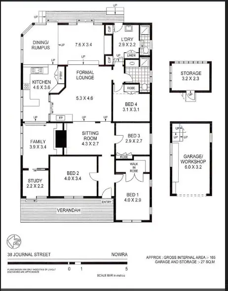 Floorplan of Homely house listing, 38 Journal Street, Nowra NSW 2541