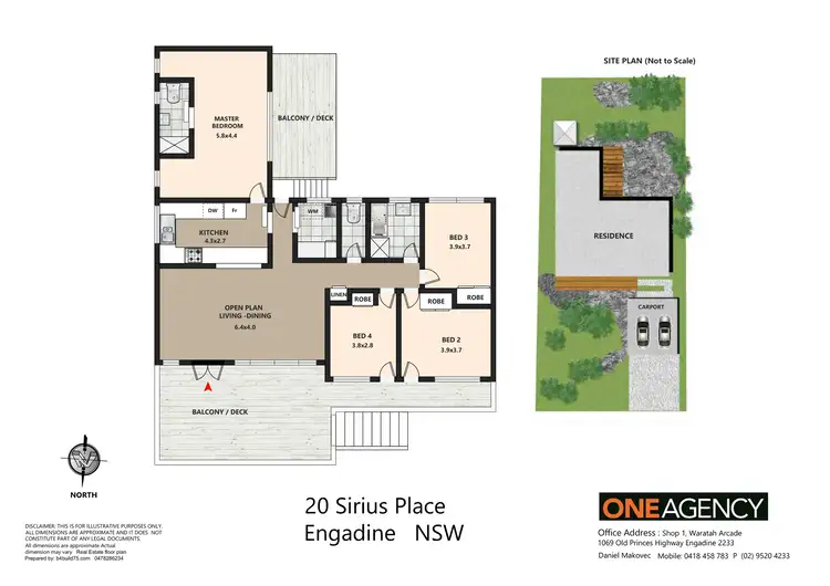 Floorplan of Homely house listing, 20 Sirius Place, Engadine NSW 2233