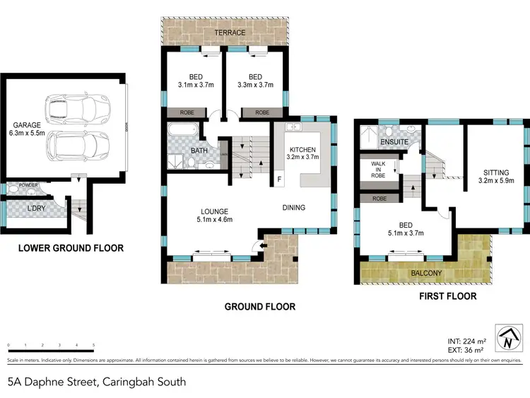 Floorplan of Homely house listing, 5A Daphne Street, Caringbah South NSW 2229