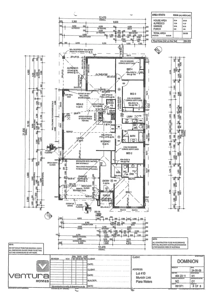 Floorplan of Homely house listing, 6 Munich Link, Piara Waters WA 6112