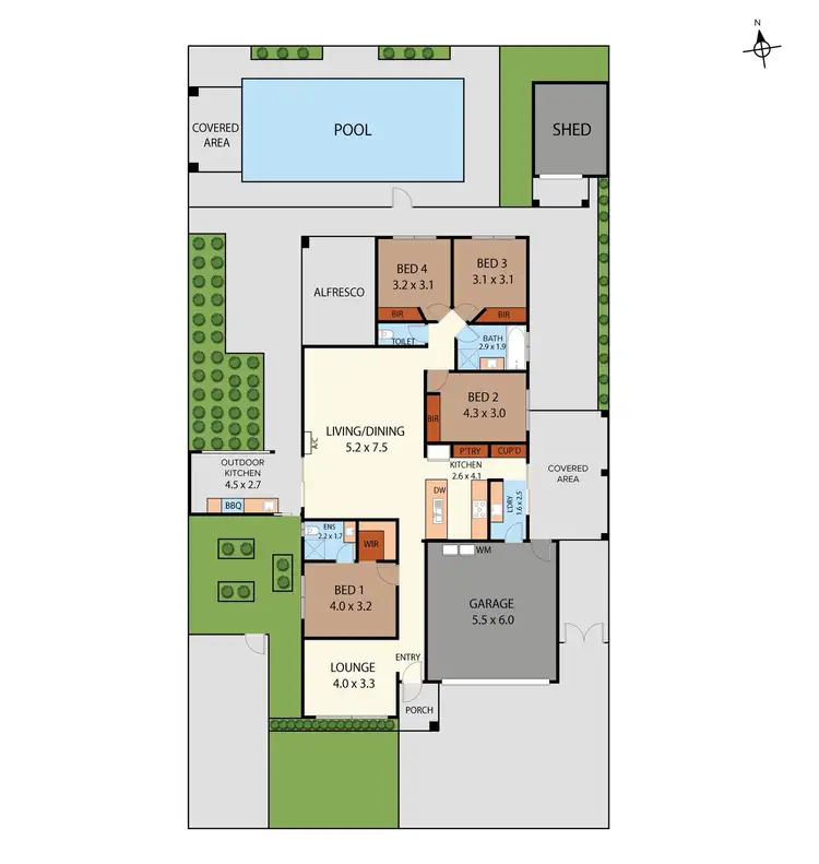 Floorplan of Homely house listing, 19 Golden Avenue, Warragul VIC 3820