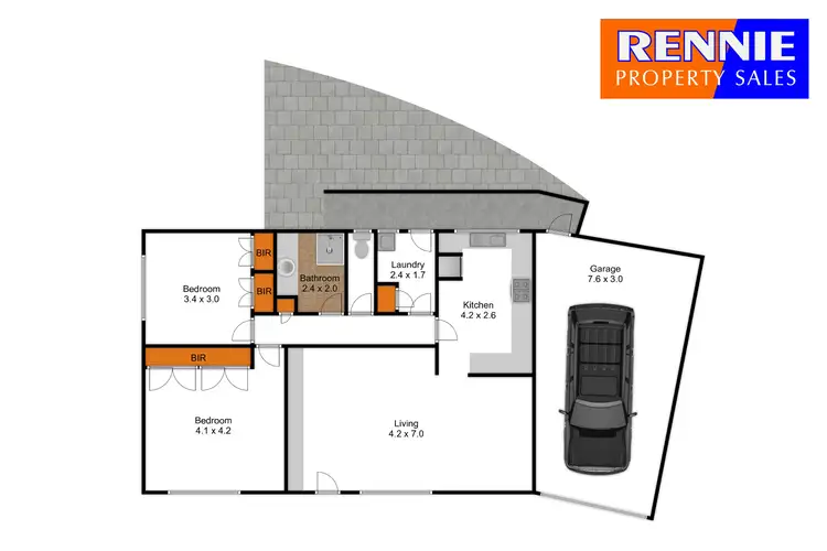 Floorplan of Homely townhouse listing, 4 Chapel Street, Yinnar VIC 3869