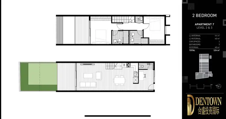 Floorplan of Homely apartment listing, 107/233 Botany Road, Waterloo NSW 2017