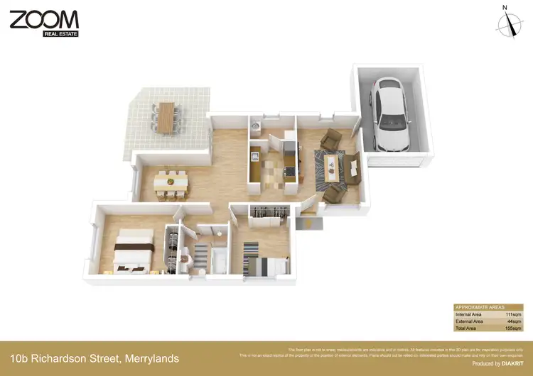 Floorplan of Homely townhouse listing, 10B Richardson Street, Merrylands NSW 2160