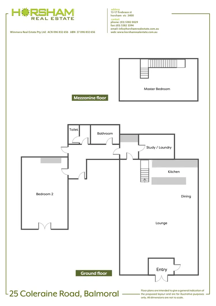 Floorplan of Homely house listing, 25 Coleraine Road, Balmoral VIC 3407