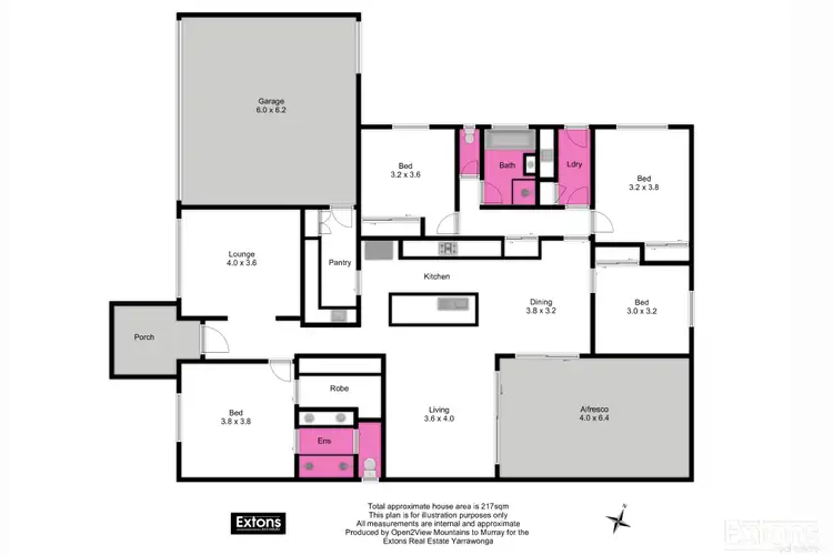 Floorplan of Homely house listing, 84 ZORRO DRIVE, Yarrawonga VIC 3730