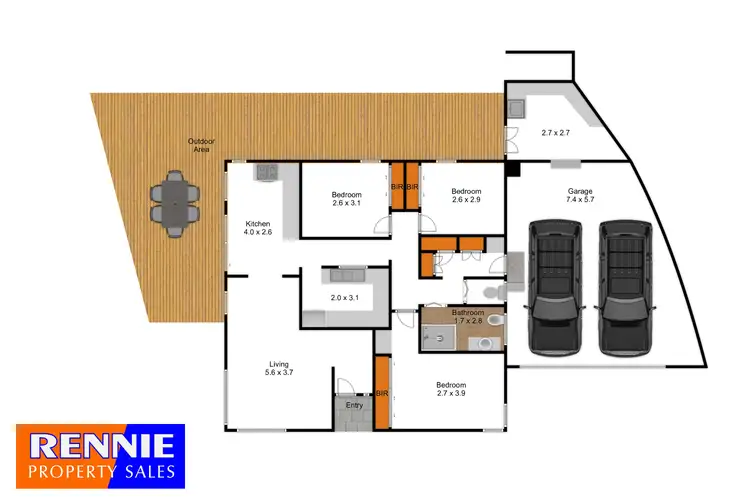 Floorplan of Homely house listing, 17 Acacia Way, Churchill VIC 3842