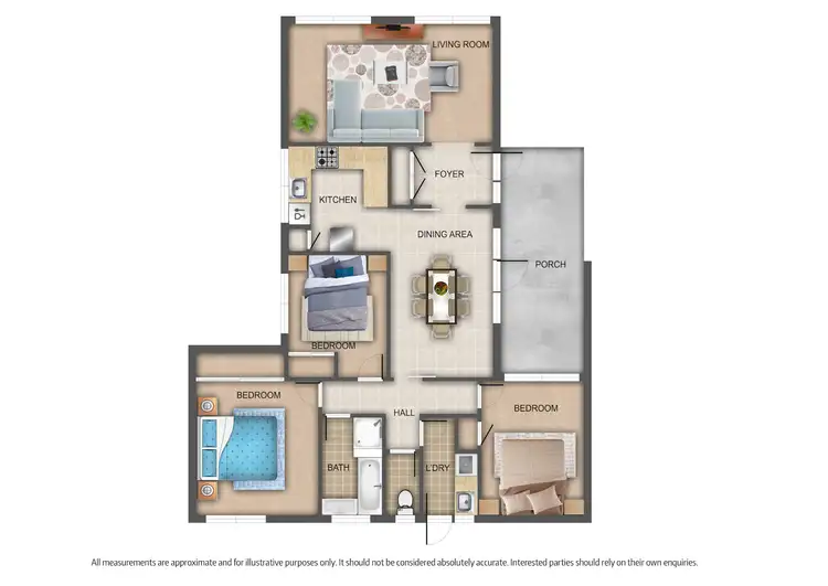 Floorplan of Homely house listing, 6 Ferris Avenue, Deer Park VIC 3023