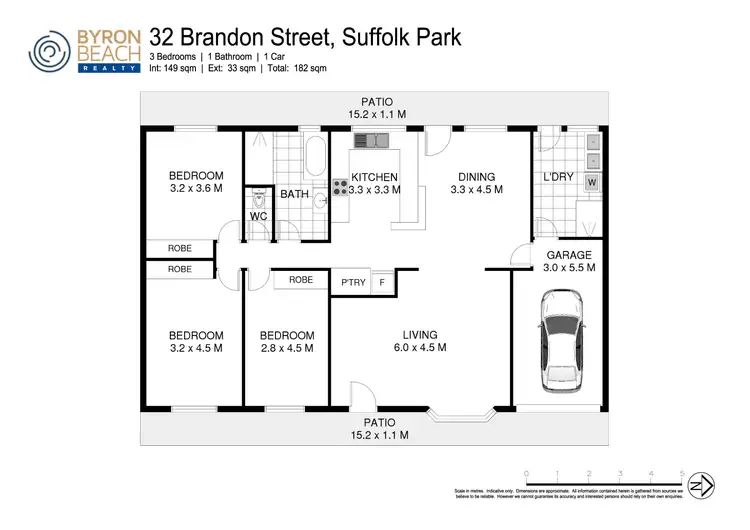 Floorplan of Homely house listing, 32 BRANDON STREET, Suffolk Park NSW 2481