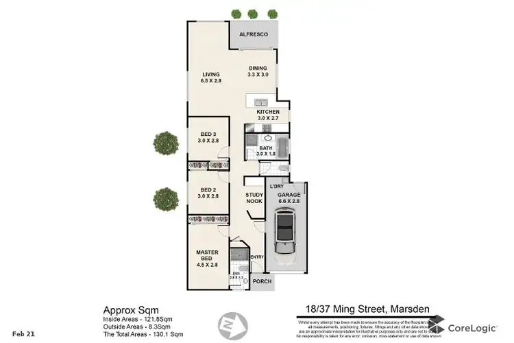 Floorplan of Homely villa listing, 18/3-7 Ming St, Crestmead QLD 4132