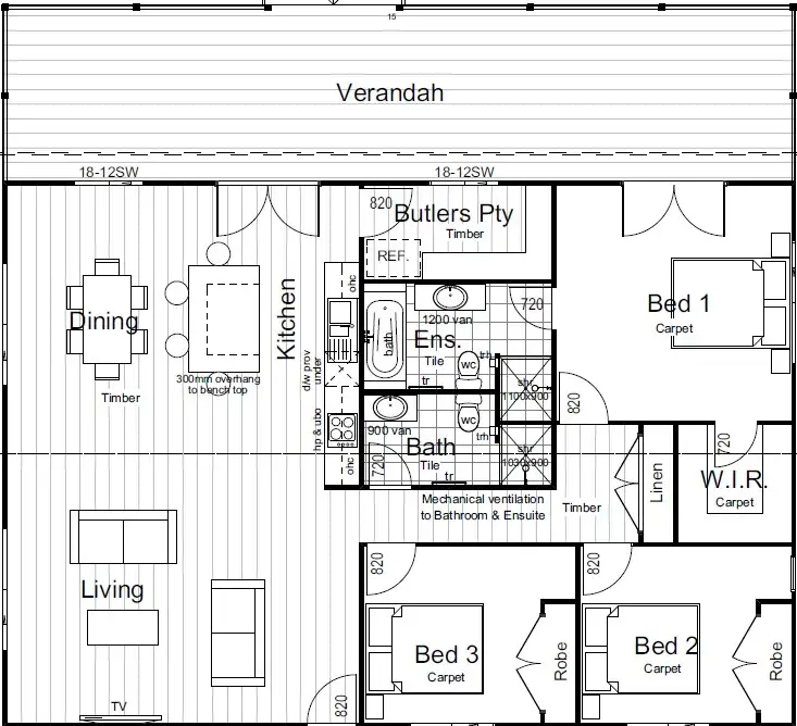 Floorplan of Homely house listing, 80 CONTOUR ROAD, Tamborine Mountain QLD 4272