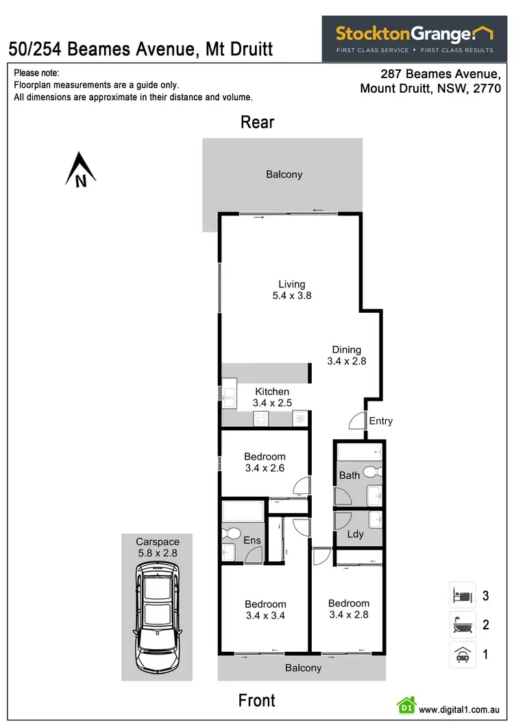 Floorplan of Homely apartment listing, Address available on request