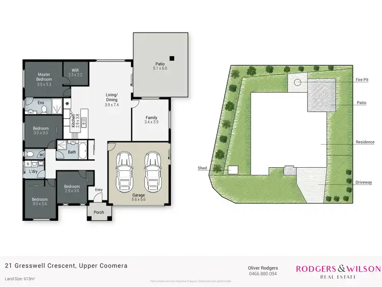 Floorplan of Homely house listing, 21 Gresswell Crescent, Upper Coomera QLD 4209
