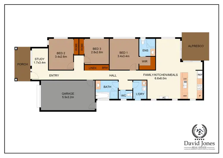 Floorplan of Homely house listing, 21 ROSEWOOD CIRCUIT, Yarrabilba QLD 4207