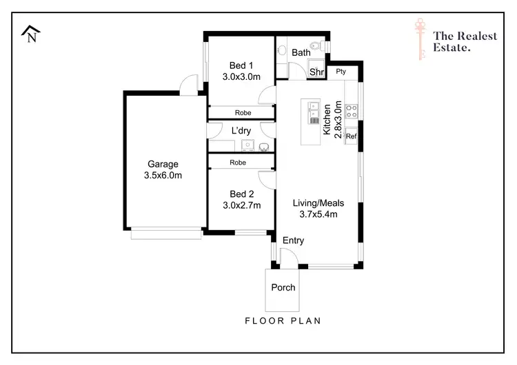 Floorplan of Homely unit listing, 4/32 Shadforth Street, Westmeadows VIC 3049