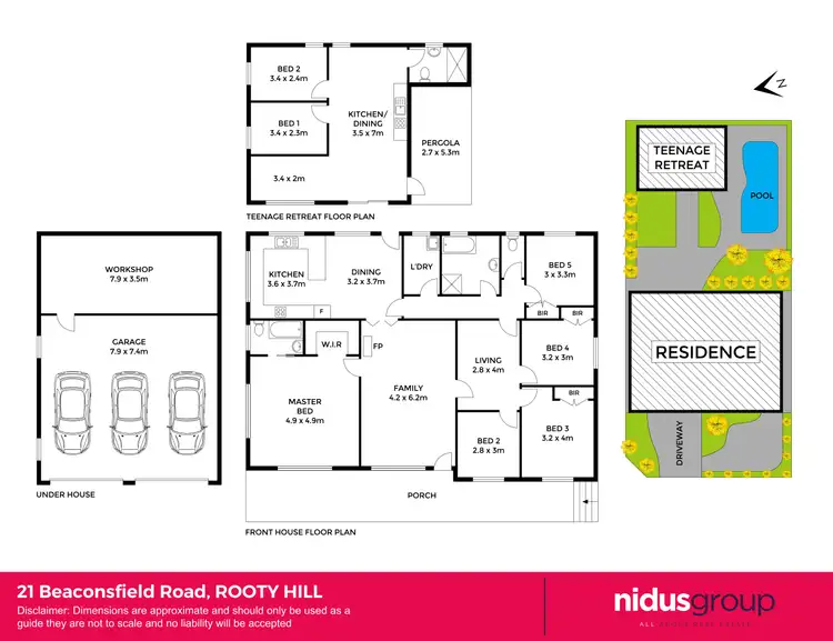 Floorplan of Homely house listing, 21 Beaconsfield Road, Rooty Hill NSW 2766