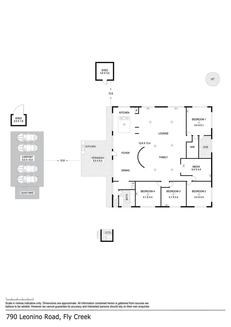 Floorplan of Homely house listing, 790 Leonino Road, Fly Creek NT 822
