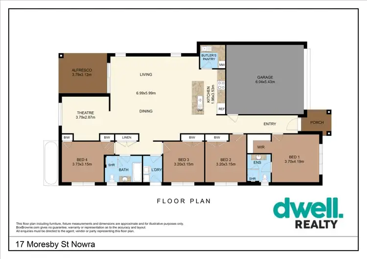 Floorplan of Homely house listing, 17 Moresby Street, Nowra NSW 2541