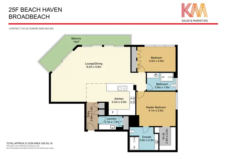 Floorplan of Homely apartment listing, 25/1 Albert Avenue, Broadbeach QLD 4218