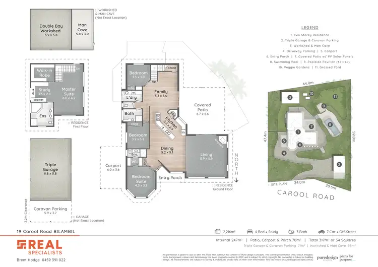 Floorplan of Homely house listing, 19 Carool Road, Bilambil NSW 2486