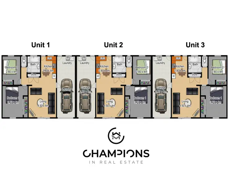 Floorplan of Homely house listing, 13 Sandown Close, Woree QLD 4868