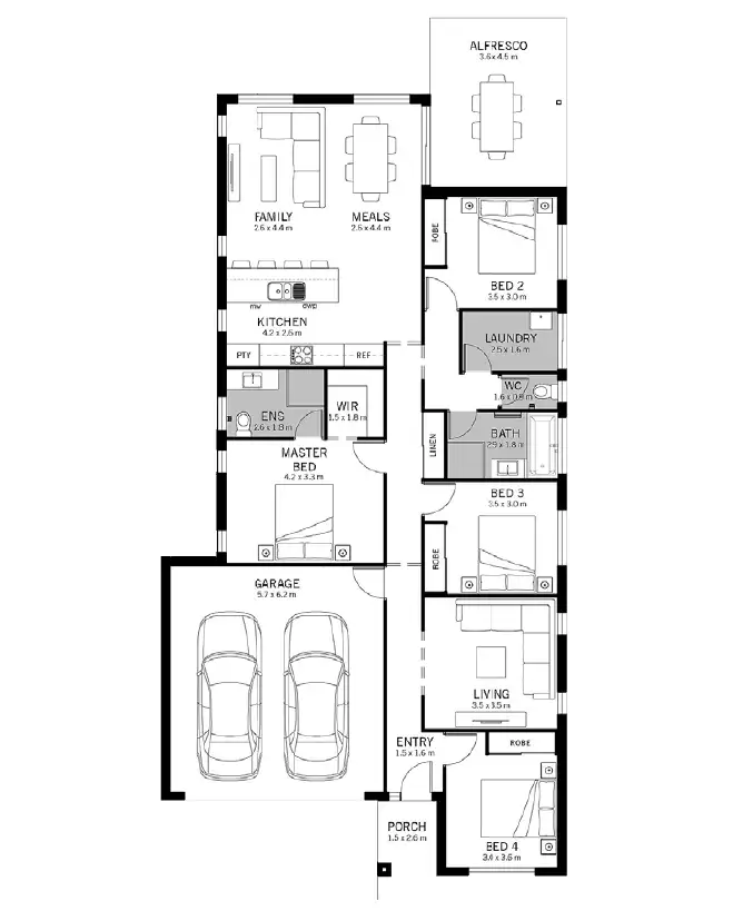 Floorplan of Homely house listing, Address available on request
