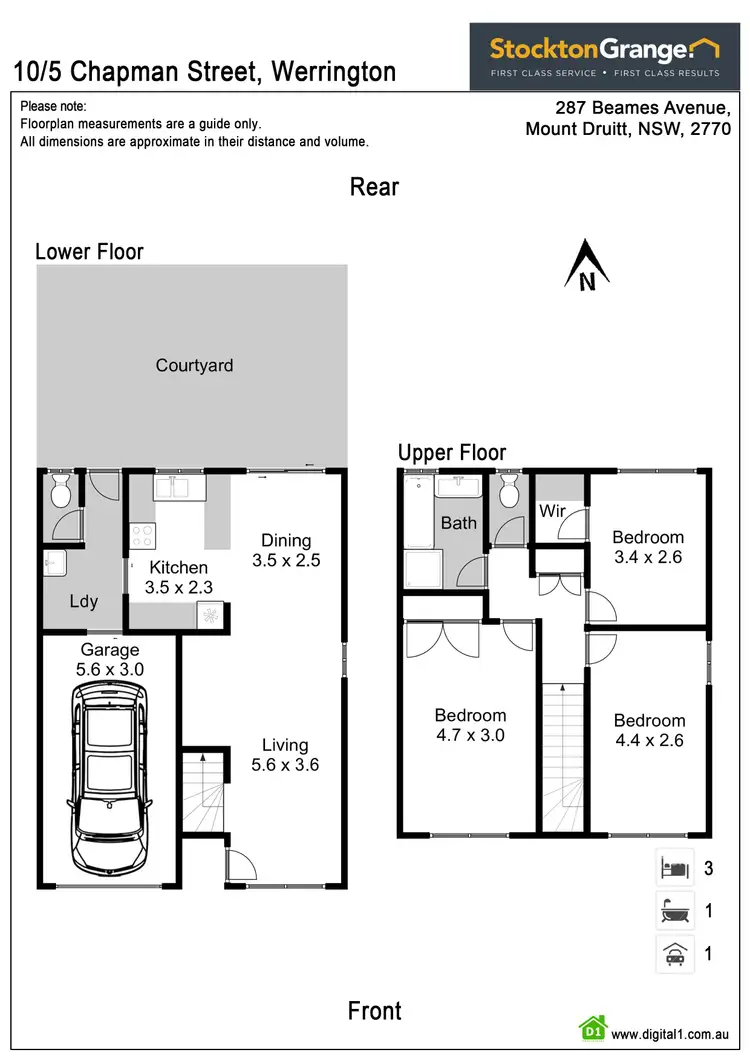 Floorplan of Homely townhouse listing, Address available on request