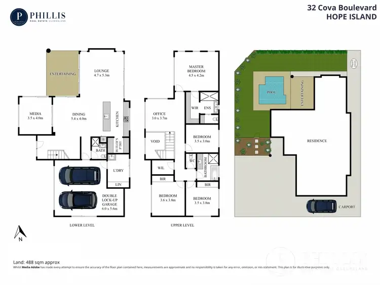 Floorplan of Homely house listing, 32 Cova Boulevard, Hope Island QLD 4212
