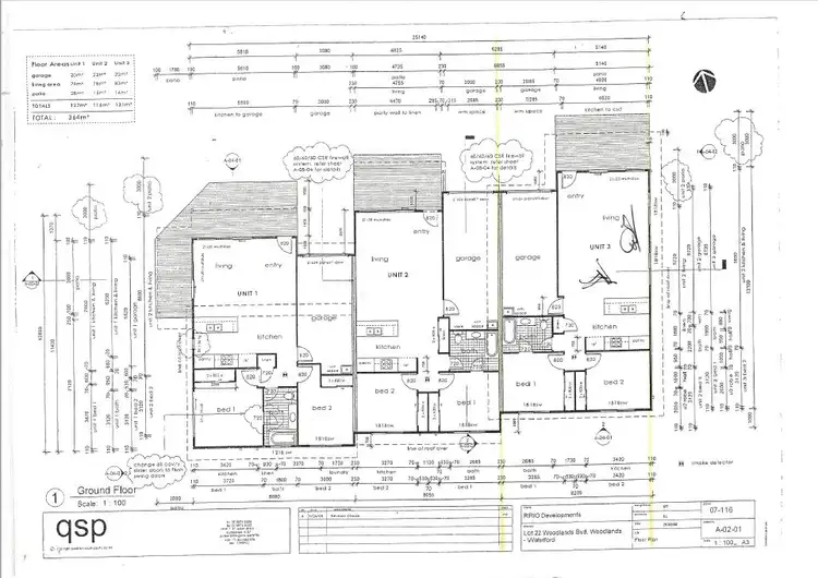 Floorplan of Homely house listing, 3/1 Carnarvon Crescent, Waterford QLD 4133