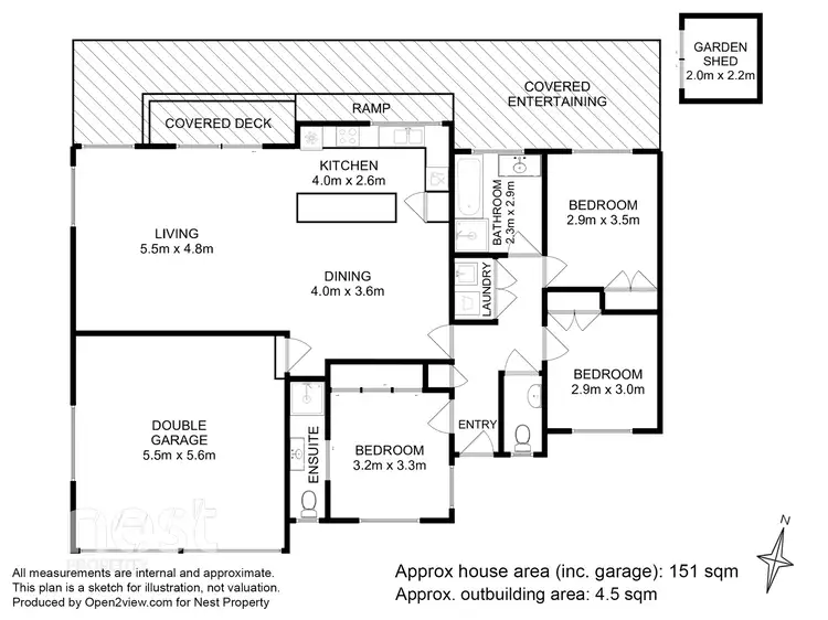 Floorplan of Homely house listing, 4 Sundown Place, Geilston Bay TAS 7015